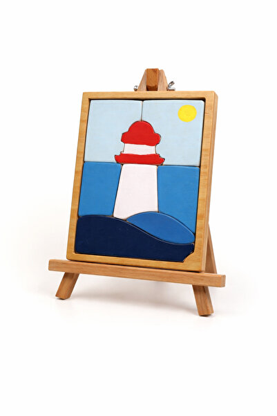 Denizfeneri Ahşap Puzzle Oyuncak